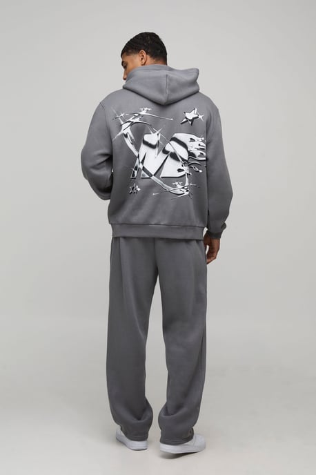 Oversized Graphic M Hooded Tracksuit - Image 2