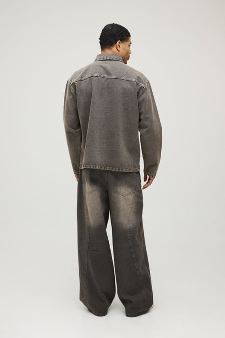 Washed Denim Rugby Shirt - Image 2