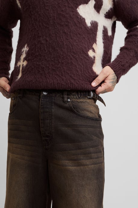 Tall Adjustable Waist Extreme Baggy Jeans - Image 3