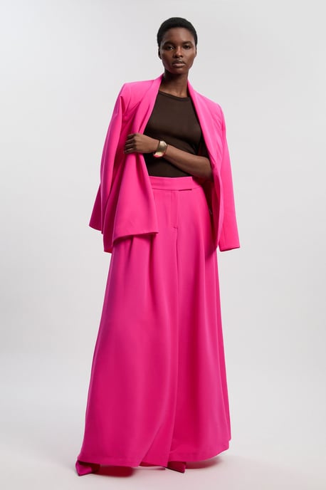 Soft Tailored Wide Leg Trouser - Image 2