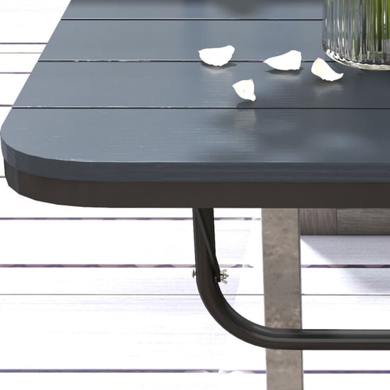 4goodz Balkon hangtafel inklapbaar in hoogte verstelbaar aluminium frame met - Image 2