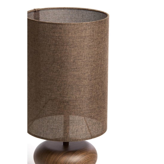 Light & Living Tafellamp danialo bruin Ø22cm - Image 4