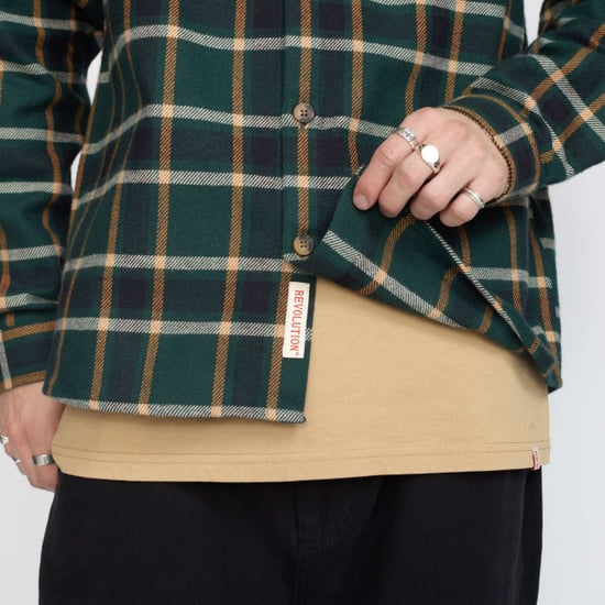 Revolution Casual overshirt darkgreen - Image 3