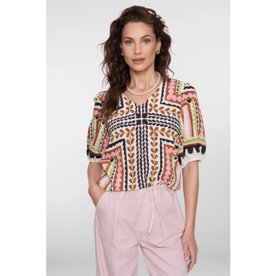 Geisha 63255-20 718 top ecru/pink/cactus - Image 4