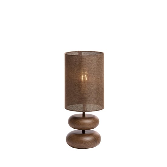 Light & Living Tafellamp danialo bruin Ø22cm - Image 6
