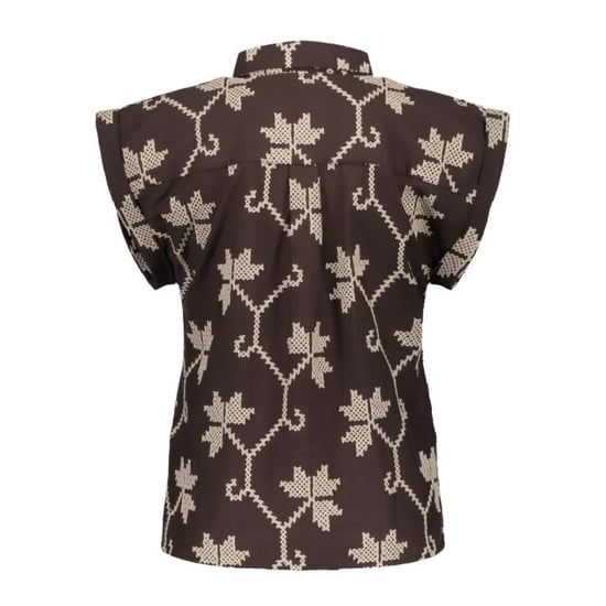Geisha 63212-20 750 blouse chocolate brown/sand - Image 3