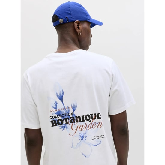 Jack & Jones Heren backprint t-shirt jjbali gebloemd - Image 4