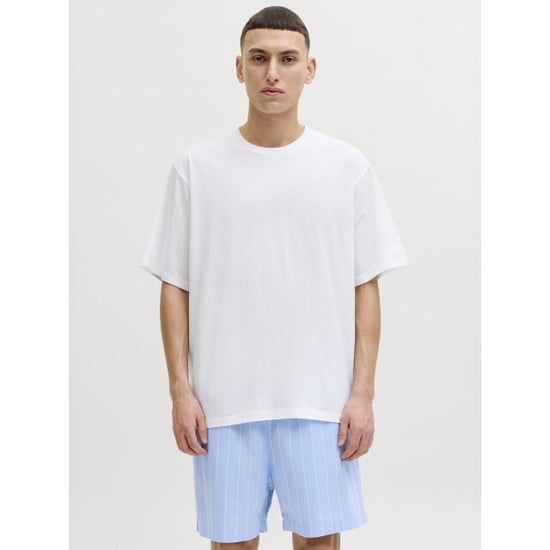 Jack & Jones Heren korte shortama pyjamaset jacflorence wit/lichtblauw - Image 5