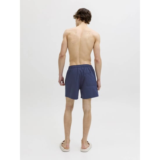 Jack & Jones Heren zwemshort jpstmaui tropic effen donker - Image 5