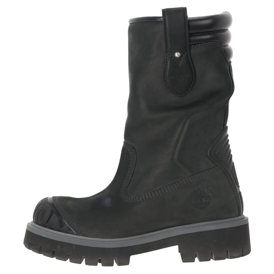 Louis Vuitton x Timberland Mid-Calf Boots in Black Leather - Image 2