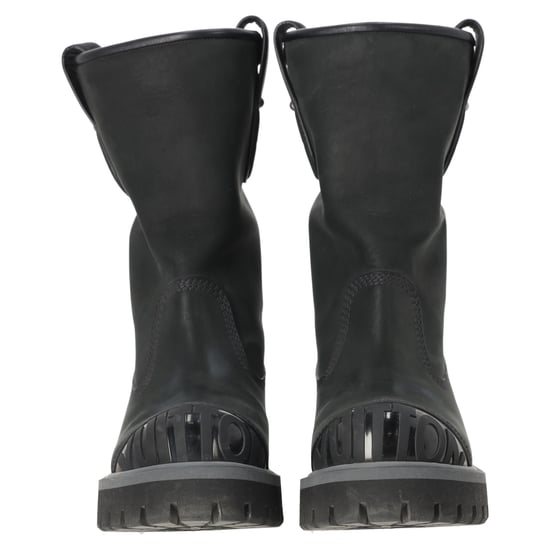 Louis Vuitton x Timberland Mid-Calf Boots in Black Leather - Image 4