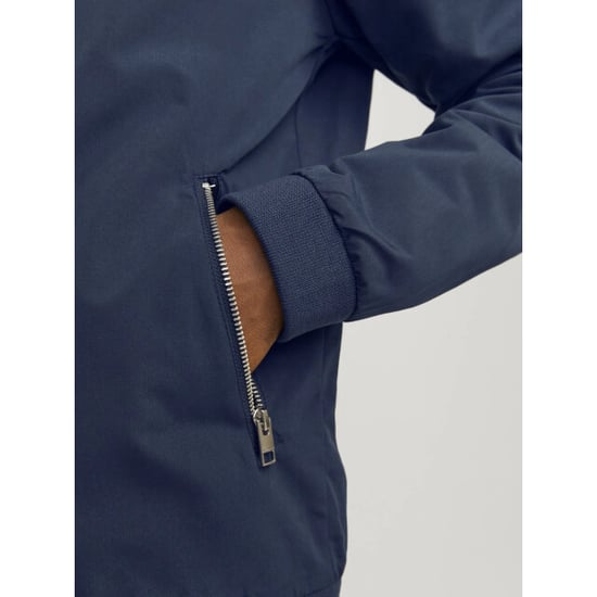 Jack & Jones Heren plus size bomberjack jjerush zomerjas effen donker - Image 3