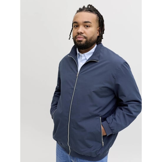 Jack & Jones Heren plus size bomberjack jjerush zomerjas effen donker - Image 6