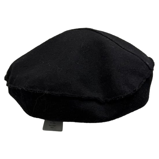 Dior Rooster-Embellished Beret Hat in Black Wool - Image 3