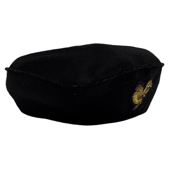 Dior Rooster-Embellished Beret Hat in Black Wool - Image 6