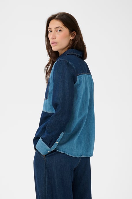 Denim blouse AlvinePW Denim blouse Oversize fit - Image 3
