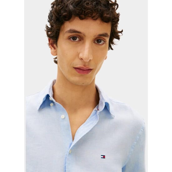 Tommy Hilfiger Casual hemd lange mouw pigment dyed li solid rf shir mw0mw41530/c1o - Image 2