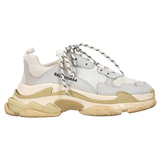 Balenciaga Triple S Sneakers in White Polyester - Image 1