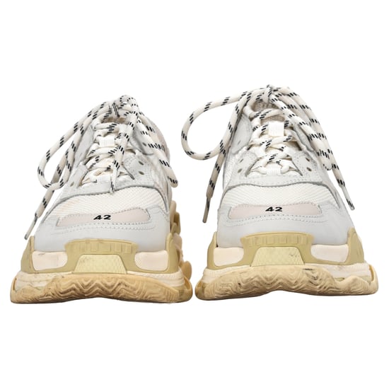 Balenciaga Triple S Sneakers in White Polyester - Image 4