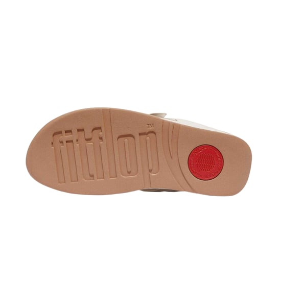 Fit Flop Dames Lulu Geknoopte Leren Sandalen (Wit) - Image 3