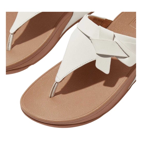Fit Flop Dames Lulu Geknoopte Leren Sandalen (Wit) - Image 4