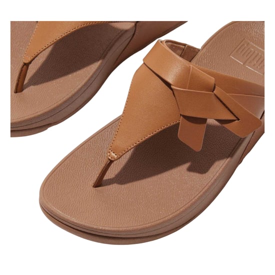 Fit Flop Dames Lulu Geknoopte Leren Sandalen (Beige) - Image 4