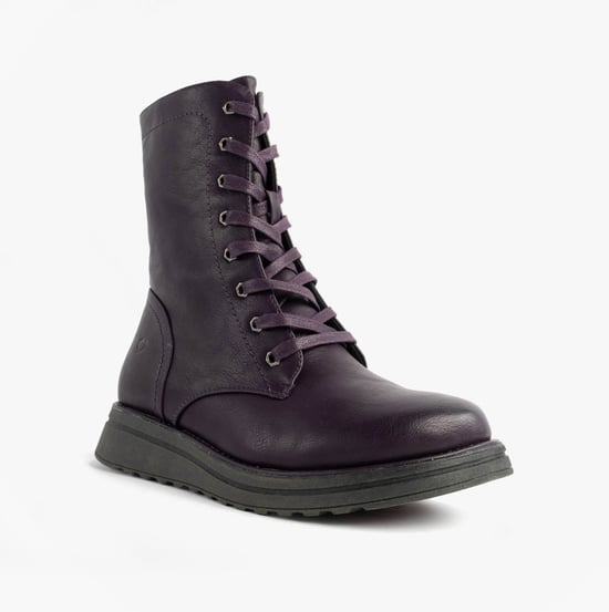 Heavenly Feet Martina4 Womens Ankle Boots Purple - Image 4