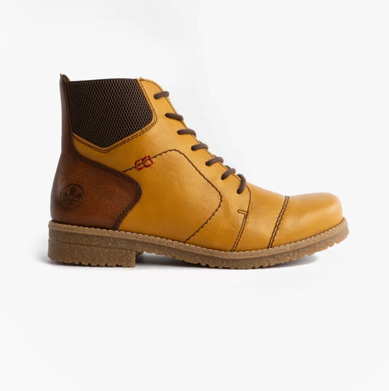 Rieker 73522-68 Womens Boots Yellow - Image 1