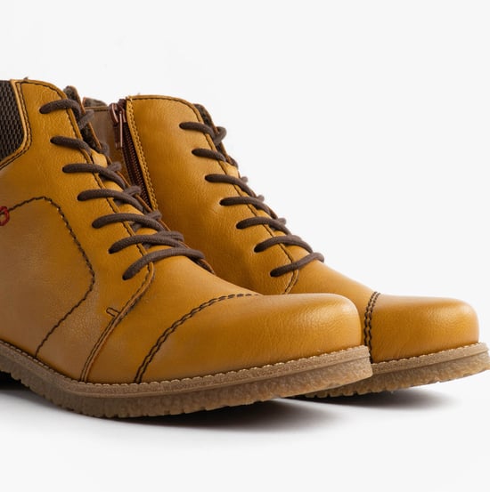 Rieker 73522-68 Womens Boots Yellow - Image 4