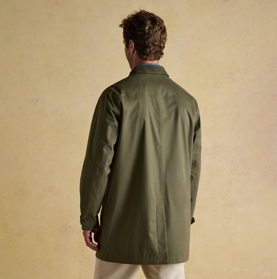Joules Sandford Mens Waterproof Raincoat Green - Image 3