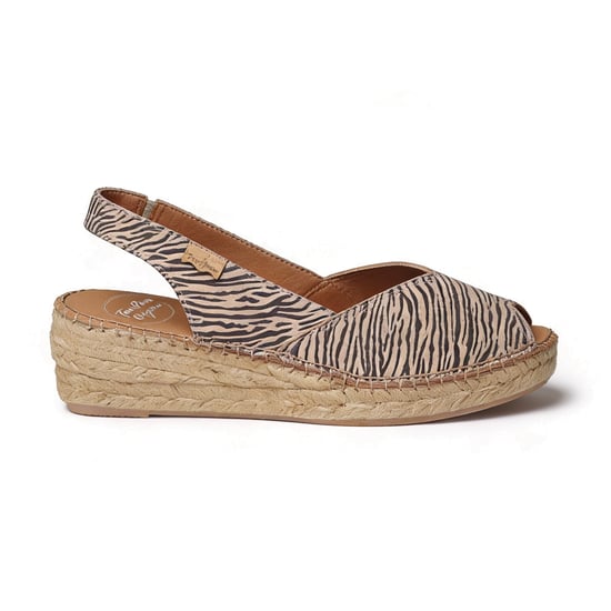 Toni Pons Bernia-p Womens Wedge Sandals Zebra - Image 1