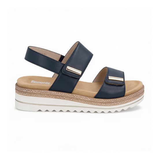 Remonte D0q59 Womens Ankle Strap Sandals Blue - Image 1
