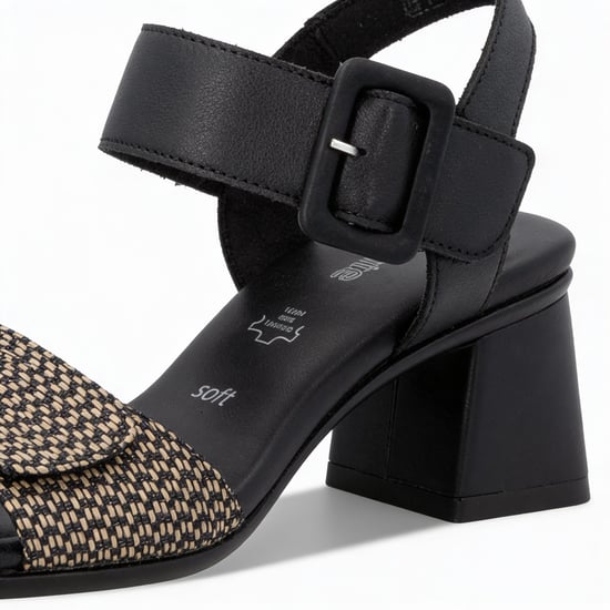 Remonte D1k51 Womens Ankle Strap Sandals Black - Image 4