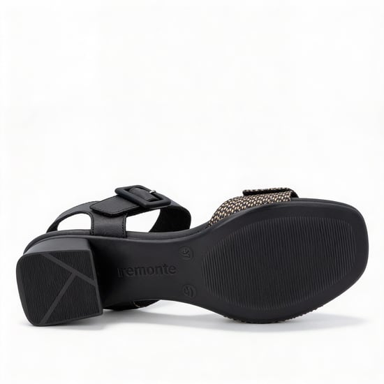 Remonte D1k51 Womens Ankle Strap Sandals Black - Image 6