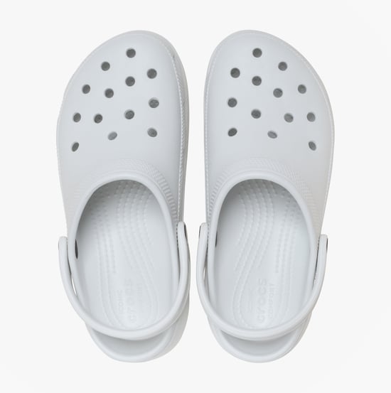 Crocs Classic Platform Womens Clogs Sandals Moonlight - Image 2