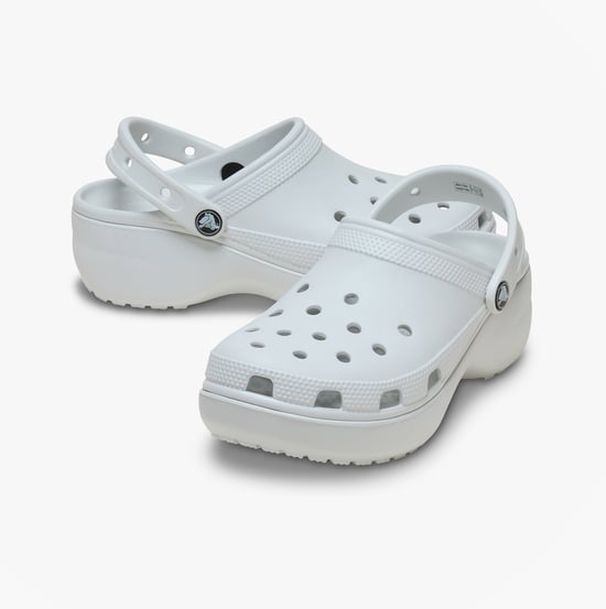 Crocs Classic Platform Womens Clogs Sandals Moonlight - Image 4
