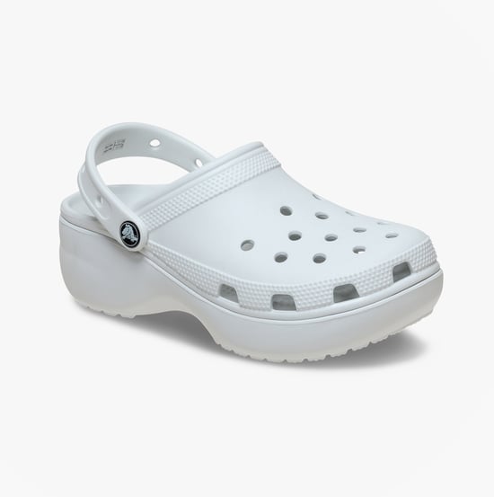 Crocs Classic Platform Womens Clogs Sandals Moonlight - Image 5