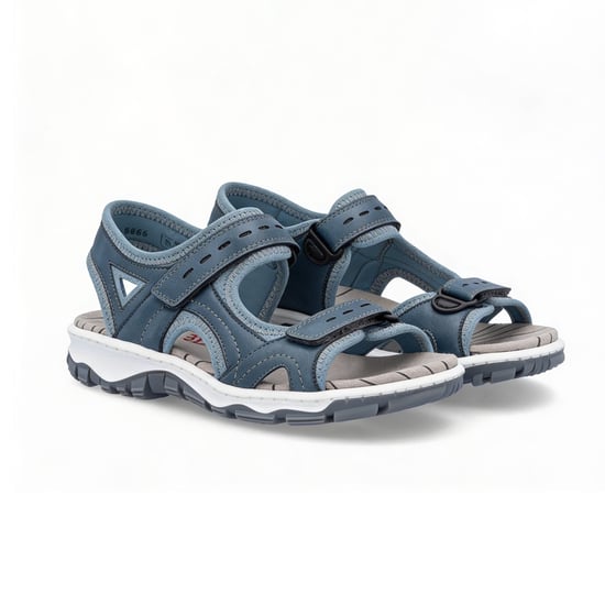 Rieker Clara Womens Hiking & Trail Sandals Blue - Image 2