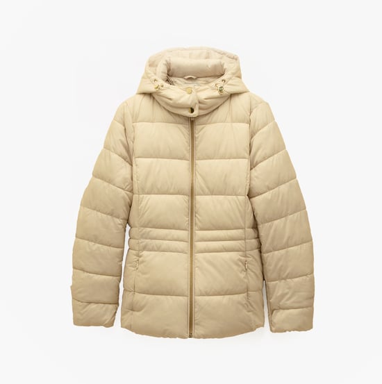 Joules Hadlow Womens Padded Short Coat Neutral - Image 1
