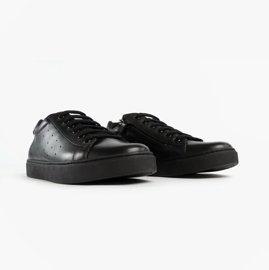 Geox J Nashik Lace Up Kids Shoes Black - Image 3