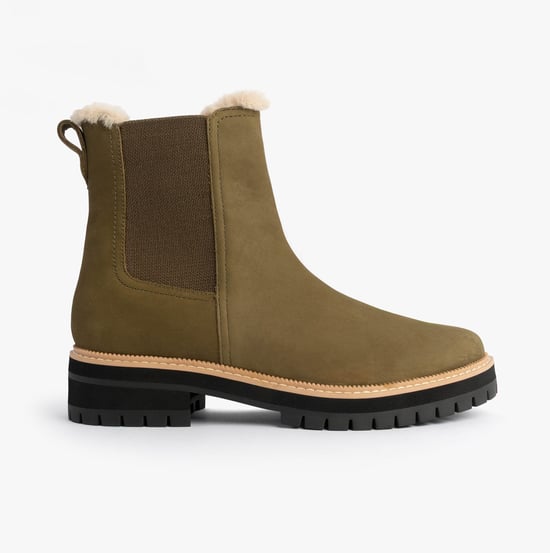 Toms Bennet Womens Ankle Boots Olive - Image 1