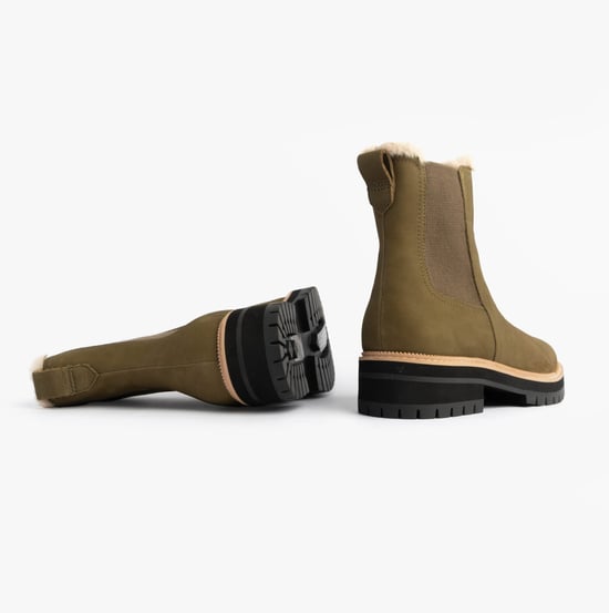 Toms Bennet Womens Ankle Boots Olive - Image 2