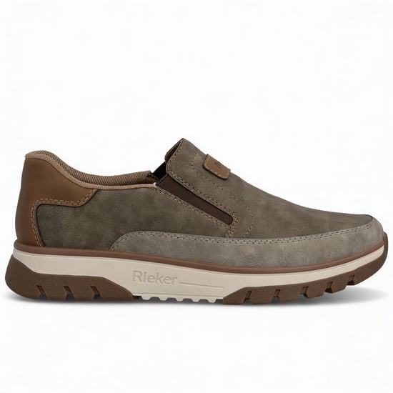 Rieker Stan Mens Comfort Trainers Brown - Image 1