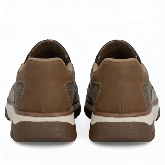 Rieker Stan Mens Comfort Trainers Brown - Image 4