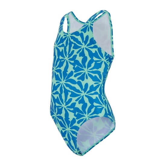 Regatta Meisjes Bloemige Eén-Piece Badpak (Sonic Blauw) - Image 3