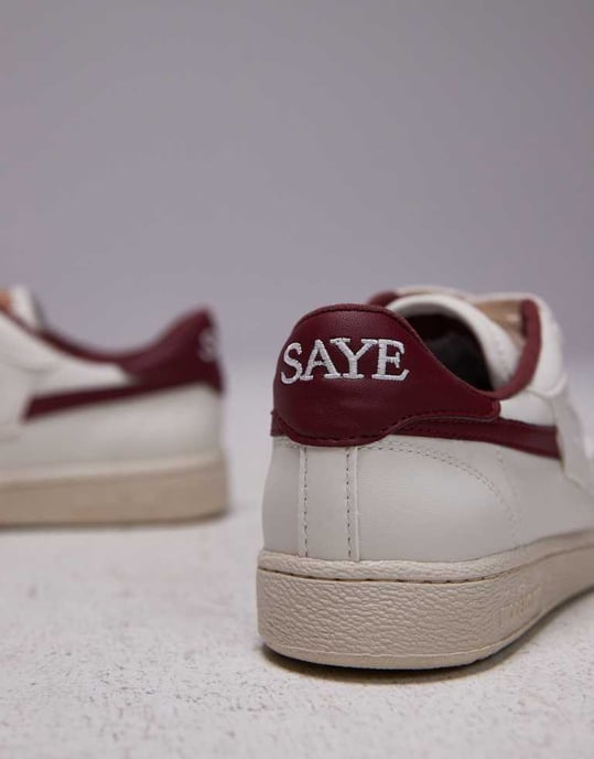 Saye unisex Modell '89 träningsskor i bordeaux - Image 4