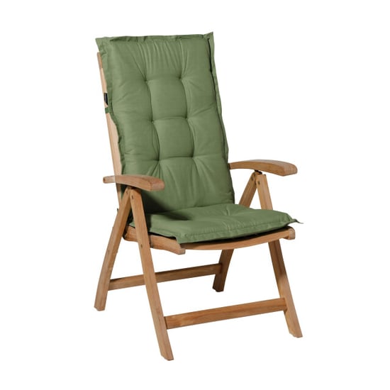 Madison tuinkussens hoge rug basic green 123x50 - - Image 2