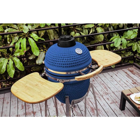 Buccan kamado barbecue sunbury smokey egg large 16" limited edition blauw - Image 2