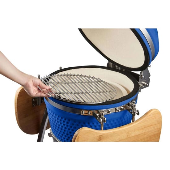 Buccan kamado barbecue sunbury smokey egg large 16" limited edition blauw - Image 3