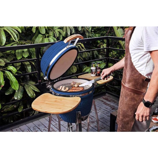 Buccan kamado barbecue sunbury smokey egg extra large 18" limited edition blauw - Image 5